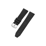 Чёрный ремешок & Серебряная пряжка