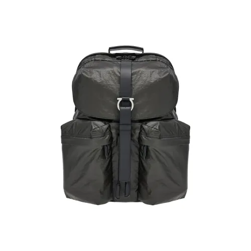 FERRAGAMO Телячья кожа Рюкзак Мужской Черный