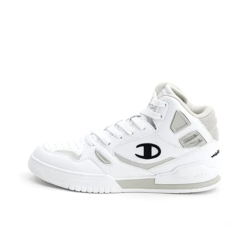 Champion Винтажные баскетбольные кроссовки MID Топ Белый Серый Мужской