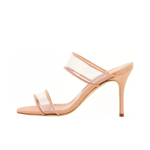 MANOLO BLAHNIK Слипоны Женские Розовые