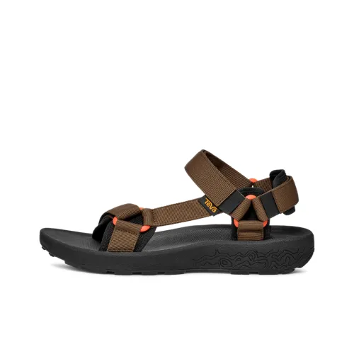 Teva Пляжные сандалии Коричневый/Черный Мужской