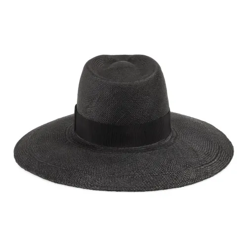 RUSLAN BAGINSKIY Рафия Шапки и Кепки Женские Черный