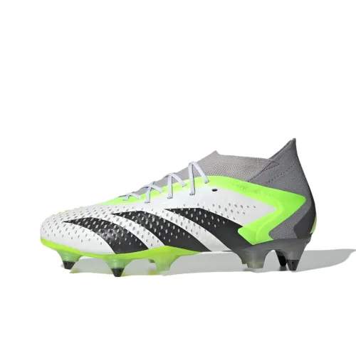 Adidas Predator Accuracy.1 Slip-resistant футбольные бутсы унисекс серо-белые