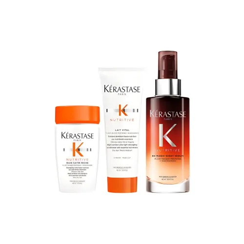 KERASTASE Magic Nutrition Наборы для ухода за волосами Шампунь и Кондиционер Питательный Сглаживающий 80мл+75мл+90мл