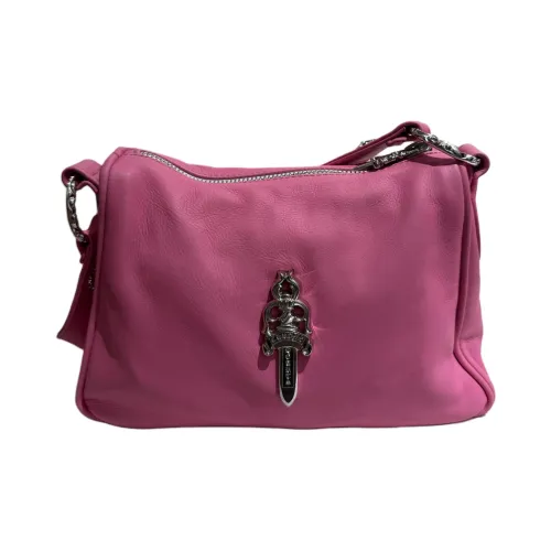 Chrome Hearts Кожа Сумка Сумка через плечо Женская Розовая