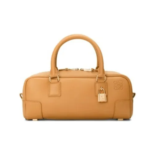 LOEWE Amazona Napa Голень Кожа Сумка через плечо Сумка Обычный Женские Теплый Пустыня