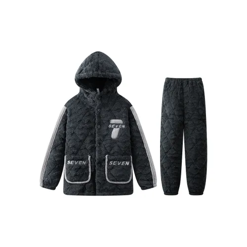 Lan Miao Пижамный комплект Мужской Тускло-серый