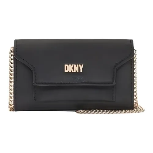 DKNY Кожа Сумка через плечо Экстра мини Женская Черная