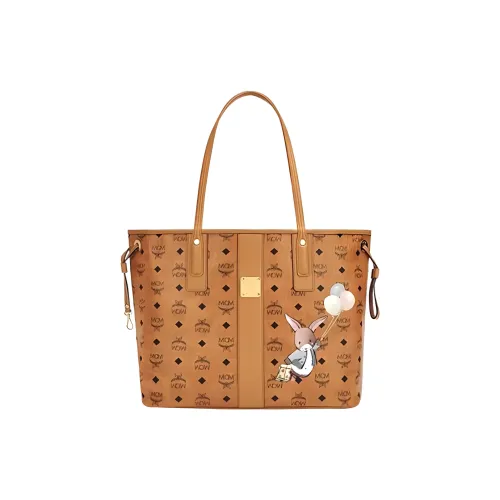 MCM Liz Visetos Искусственная кожа Комбо Сумка Тоут Сумка Сумка для покупок Тоут Сумка Сумка через плечо Стандартная