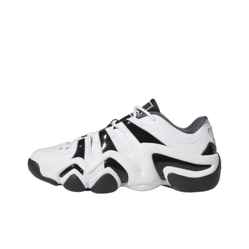 Adidas Crazy 8 Баскетбольные кроссовки Низкий топ Белый Черный Унисекс