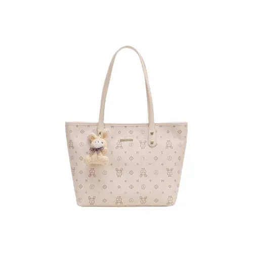 Versman ПУ (полиуретан) Сумка через плечо Женская Экрю Вишневый цветок Розовый