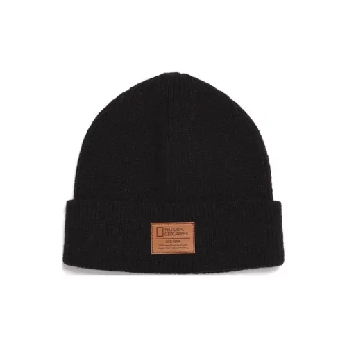 NATIONAL GEOGRAPHIC Трикотажная ткань Шапки-бини Унисекс Черный