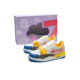 Розовый, жёлтый, синий