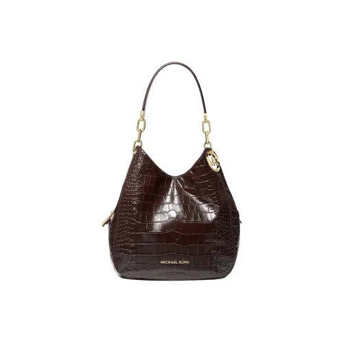 MICHAEL KORS MK Lillie Кожа Одно плечо Сумка Большая Женская Шоколадная