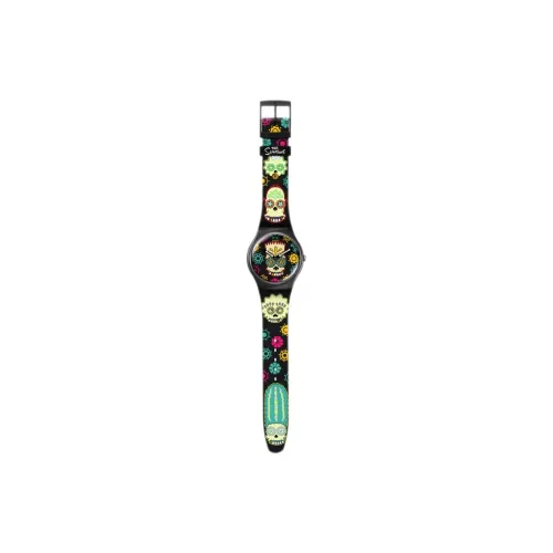 Swatch Quartz Механизм Мужские часы 41 мм Черный