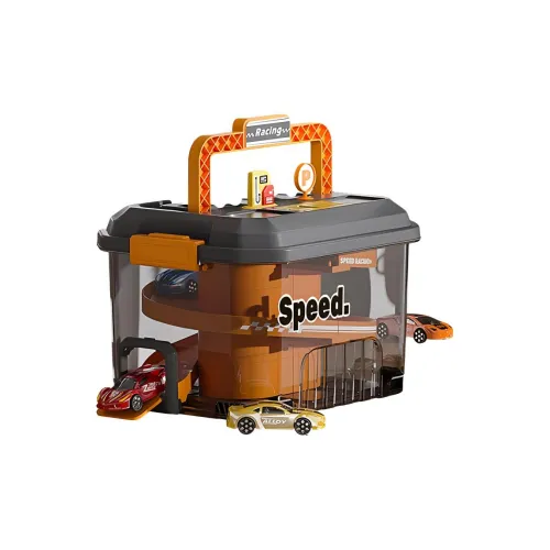 BG Babygo Track Parking Lot Хранение Коробка Автомобиль Парковка Выдвижной Препятствие Приключение Развивающие игрушки