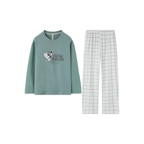 PAUL FRANK Пижамный комплект Женский Оливково-зеленый