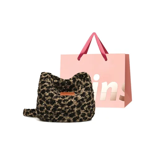 WHEELY BABY + Искусственный мех Сумка через плечо Стандартная Женская Черная Коричневая