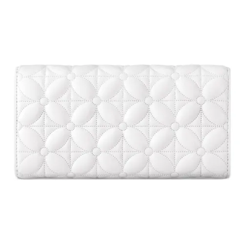 LOUIS VUITTON Capucines Утеплённый Lambskin Capson Кошелёк Женский Оптический Белый