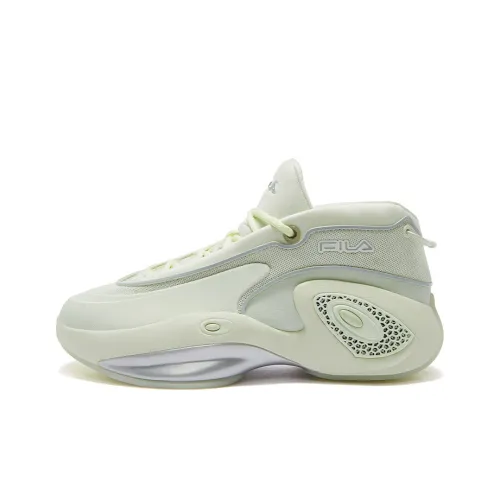 FILA FUSION Устойчивые к истиранию MID Баскетбольные кроссовки Мужские Канары Зеленый