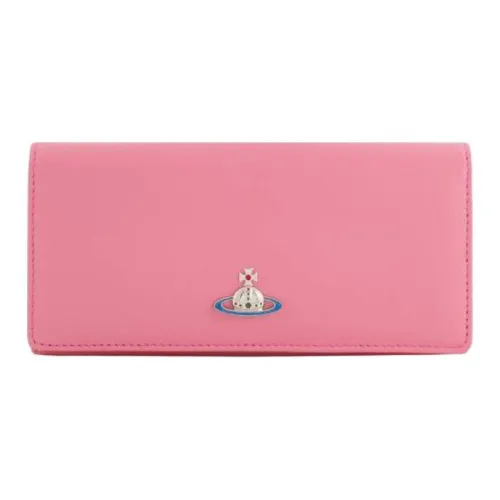 Vivienne Westwood Sheepskin Wallet Women's Pink