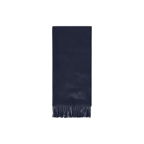 Loro Piana Кашемир Вязаные Шарфы Мужской Индиго