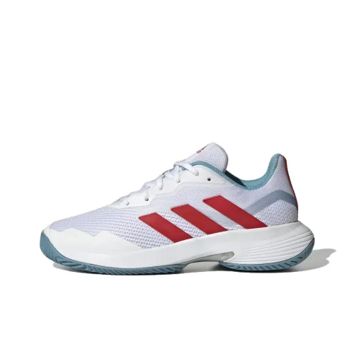 Adidas CourtJam Control Slip Resistant Abrasion Resistant Низкий Топ Кроссовки для тенниса Женские Белые