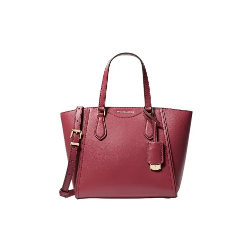 MICHAEL KORS TARYN Кожа Тоут Сумка Сумка для покупок Сумка через плечо Сумка Маленькая Женская Розовая Красная