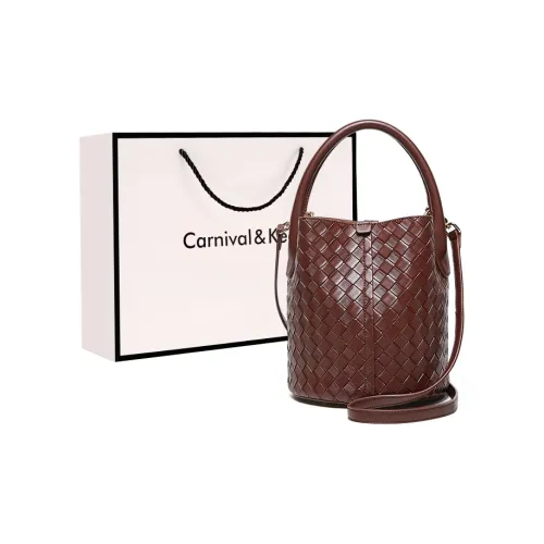 Carnival Keep Корова Кожа Ведрообразная Сумка Плечевая Сумка Сумка Обычная Женская Многоцветная