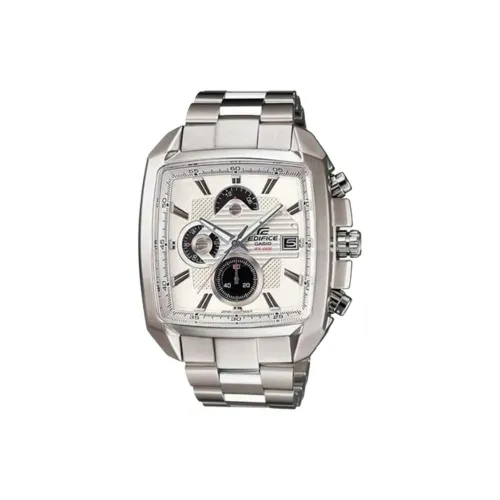 CASIO EDIFICE Collection Кварцевый механизм нержавеющая сталь ремешок мужские часы белый циферблат