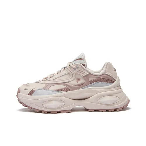FILA FUSION BIANCO III Бьянко 3 Устойчивый к истиранию Увеличение Высоты Низкий Топ Повседневная Обувь Женская Светло-Розовая