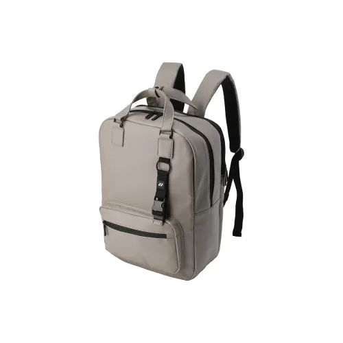 YONEX Сумки для бадминтонных ракеток 2 шт Спорт Повседневный Рюкзак Хаки-бежевый Унисекс Передний карман для хранения