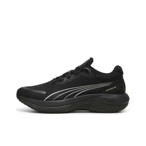 PUMA Scend Pro Slip-Resistant Abrasion-Resistant Low-Top Casual Running Shoes Unisex Black PUMA Scend Pro Слип-Резистентный Устойчивый к истиранию Низкий Топ Повседневные Беговые Кроссовки Унисекс Черный