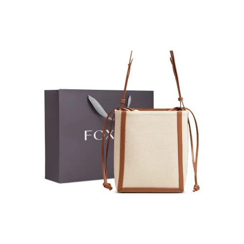 FOXER Ткань Шнур Сумка через плечо Сумка на плечо Сумка ведро Стандартная Женская Многоцветная