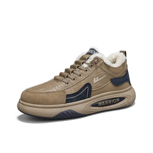 WARRIOR Повседневный Низкий Топ Хаки Темно-Синий Флис с Подкладкой Мужской