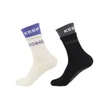 Имитация двухслойности, йога, носки, 2 упаковки (белый + черный)