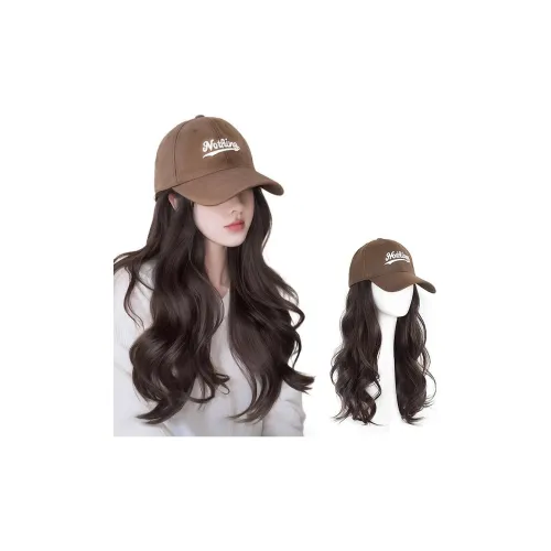 YOSEE Длинные кудрявые волосы в бейсболке One Piece Wig