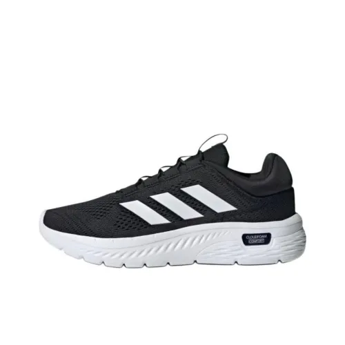 Adidas Slip-resistant Abrasion-resistant Low-top Беговые кроссовки Мужские Черно-белые