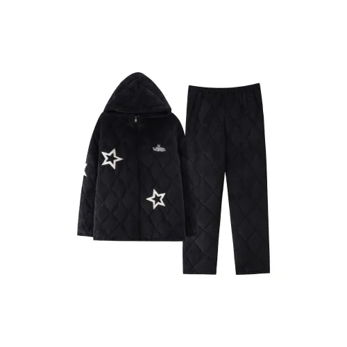 DAMOS·LOVE Пижамный комплект Унисекс Черный