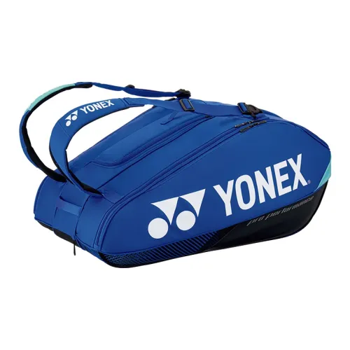 YONEX Сумки для бадминтонных ракеток 2 шт Спортивный рюкзак Циан Унисекс Передний карман для хранения