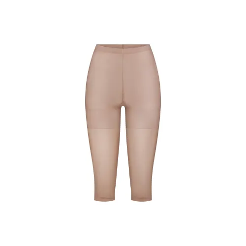 SKIMS FW24 HOSIERY Формирование Capri Tights Корректирующее белье Низ Женские Sienna Охра