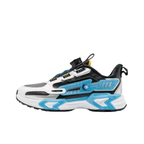 QIAODAN Противоскользящие Устойчивые к Износу Детские Хлопковые Обувь Черные Синие 34 40 Подростки