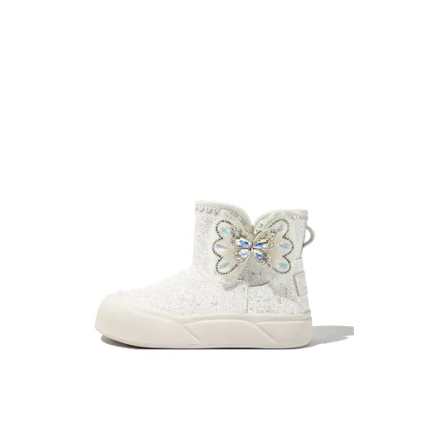 BELLE Детские утепленные сапоги High Top Beige Kids