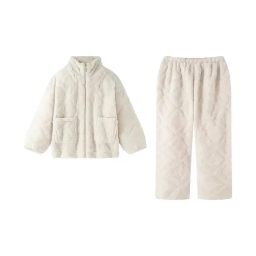 WANANNI Пижамный комплект Женская Сумка для покупок Белый