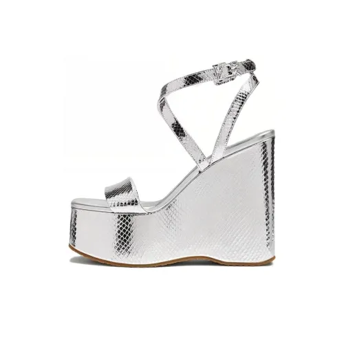 MICHAEL KORS Paola one Ремень Сандалии Женские Серебряные