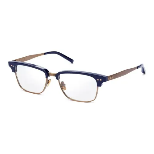 DITA Титановый сплав Ацетат Квадратные Оправы для очков Унисекс Морской синий Античное золото