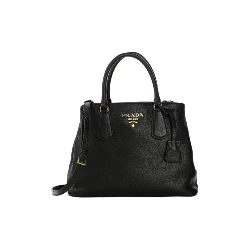 PRADA Сумка Tote из коровьей кожи сумка для покупок женская черная