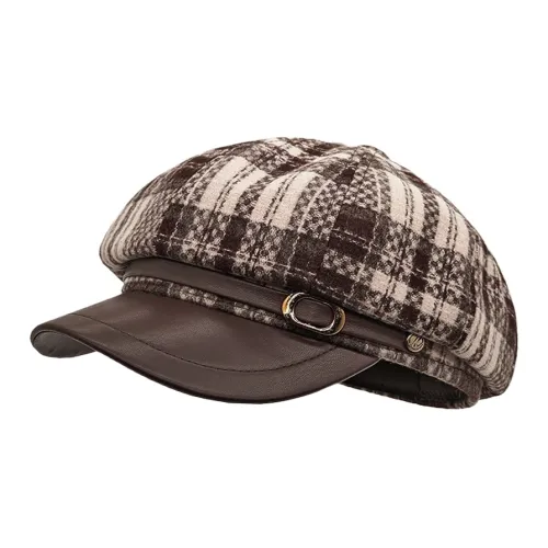 ZANC Полиэстер Береты Женские Разные цвета