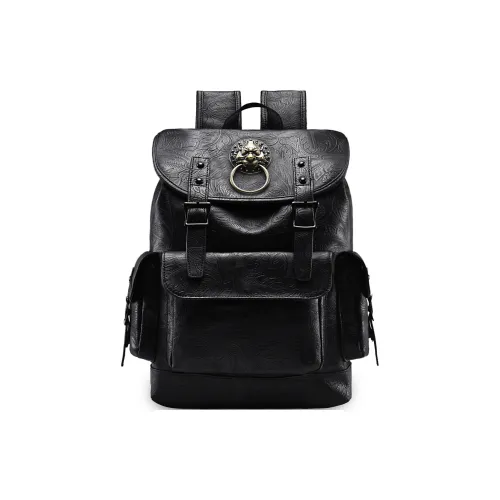 Hatsune Miku Арахисовая текстура PVC Водоотталкивающий рюкзак Большой Унисекс Черный