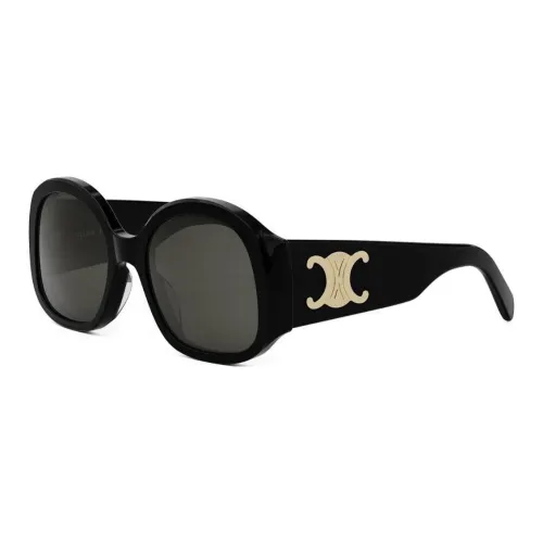 Celine Ацетат Нерегулярная форма Солнцезащитные очки Женские Черный